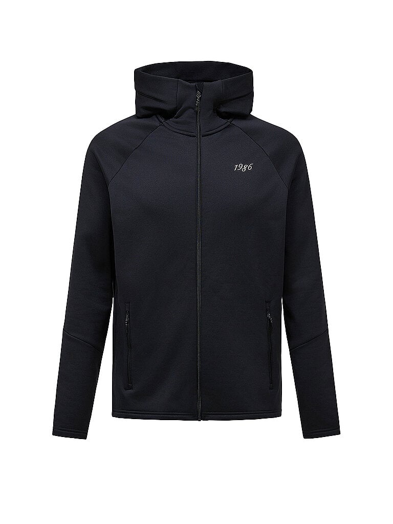 PEAK PERFORMANCE Herren Kapuzenpullover Rider Zip Hood schwarz | S